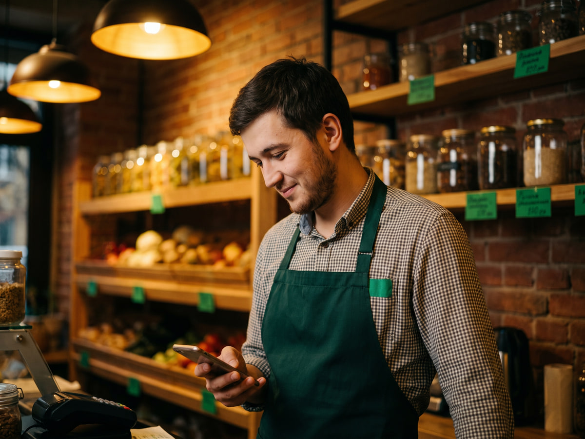 Mini market dasturi: telefon bilan do‘kon boshqaruvi